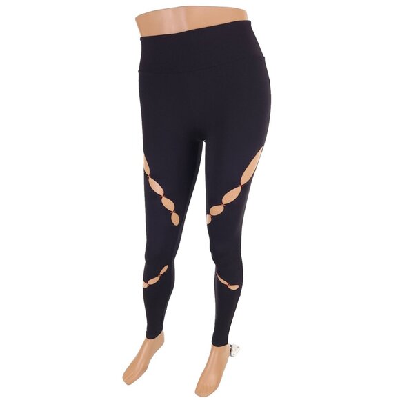 RUI Cut-Out Sport Leggings Size S Womens Black SSENSE Exclusive $365 - Picture 4 of 16